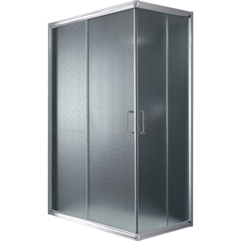 Box doccia scorrevole vetro stampato h 198 mod. Alabama 70x90 cm rettangolare