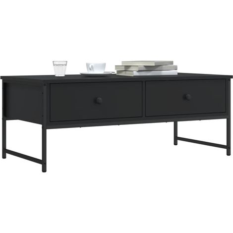 Couchtisch Schwarz 101x49x39,5 cm Holzwerkstoff