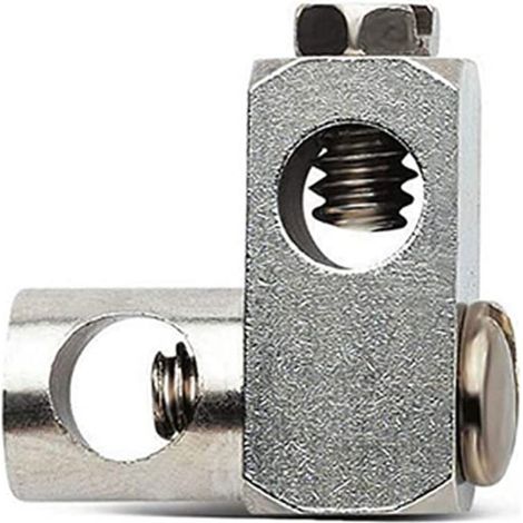 Schläfer 405210 Morsetto per Piletta Lavabo Bagno e Bidet, Morsetto per Scarico Lavandino con Collegamento Asta e Sfera, Raccordo per Scarico Automatico (1/5)