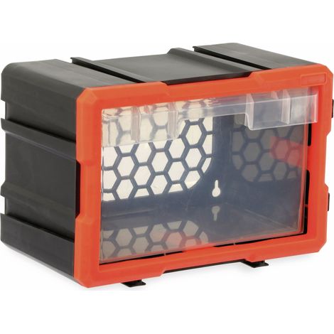 Boîte à outils DAYTOOLS TW2019, plastique, 1 pièce, noir/orange (1/5)