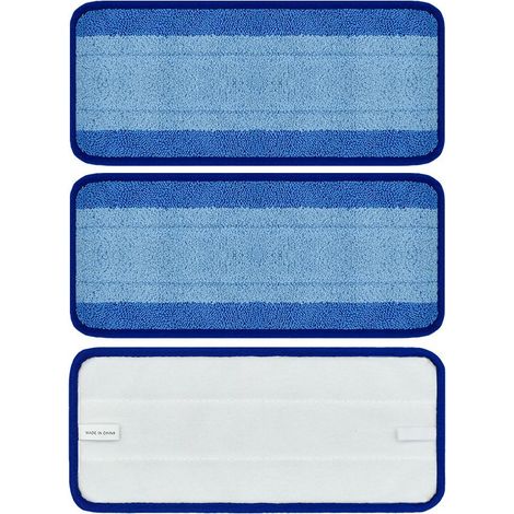 Lot de 3 serpillères en microfibre pour Swiffer Wet Jet - Accessoires pour aspirateur - Réutilisables (1/5)