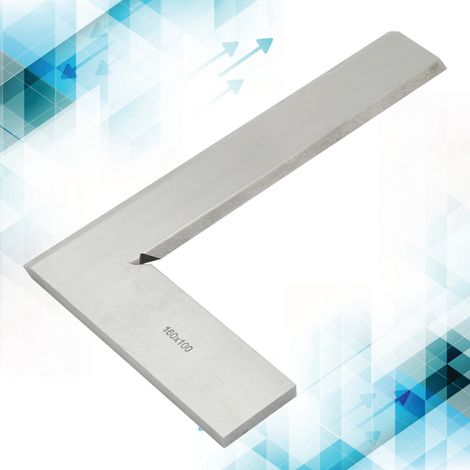 rechtwinkliges Lineal (160 x 100 mm) mit Messerkante, 90 Grad (1/5)