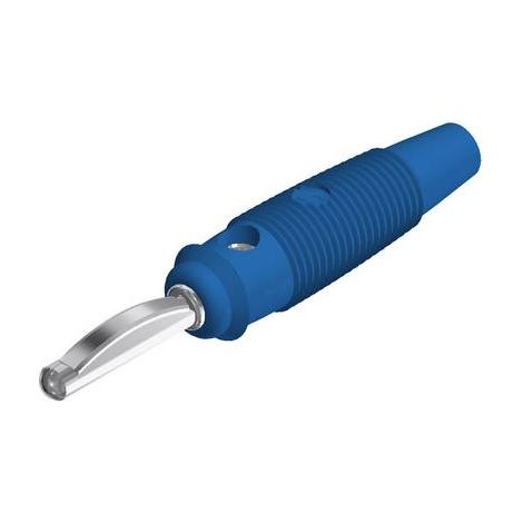 Fiche banane mâle Ø de la broche: 4 mm Hirschmann Test & Measurement VQ 30 930061102 bleu 1 pc(s) (1/2)