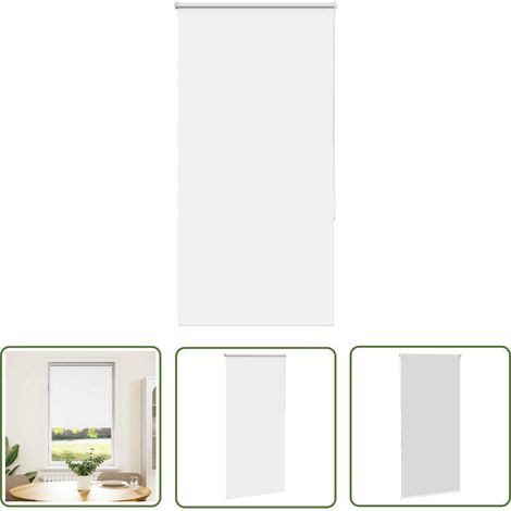 vidaXL Verdunkelungsrollo Weiß 65x150cm Stoffbreite 60,7 cm Polyester (1/5)