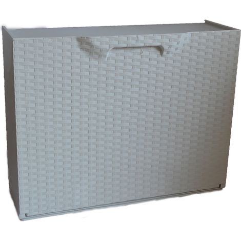Scarpiera Salvaspazio Componibile Modulare Portatutto Bianca Rattan Artplast (1/10)