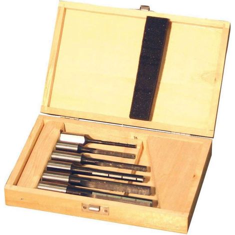 Set di punte per mortasa ø 6-8-10-12-14-16 rotazione sinistra Holzmann ll6tlgl