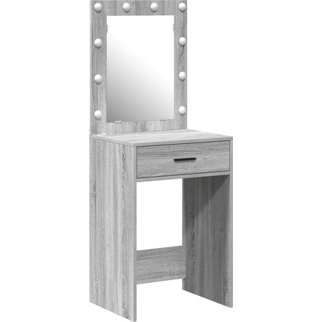 Coiffeuse,Table de maquillage Gris Sonoma 50 x 41 x 135 cm Bois d'ingénierie CFW954567 (1/5)