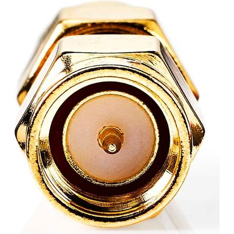 Adaptador sma ame masculino ame masculino chapado en oro 50 ohmios recto cobre oro 2 uds caja