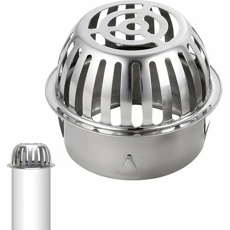 (Durchmesser: 75 mm) Laubschutzgitter für Dachrinnen aus Edelstahl 304 - Dachrinne G