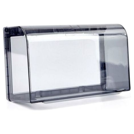 1 x prise extérieure et cache-prise : Noir, 202 x 121 x 75 mm Panneau de protection anti-éclaboussures pour WC (1/3)