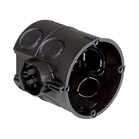 Scatola derivazione kaiser 60 mm nera lotto 25