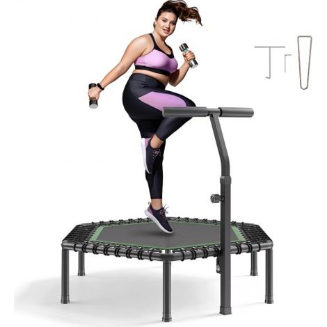 Trampoline de Fitness 138 - 5 cm Mini Trampoline Intérieur Charge (1/5)