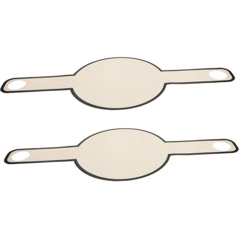 Amosfun Tapis De Cuisson Rond En Silicone 2 Pièces Tapis De Cuisson En Fibre De Verre Pour Le Fond Du Four'-'- (1/5)
