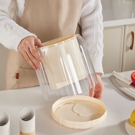 Block À Couteaux Pivotant - Organisation Cuisine - Compartiments Séparés - Base Antidérapante - 20,5 X 19,5 X 19,5 Cm - 1 Pièce (1/5)