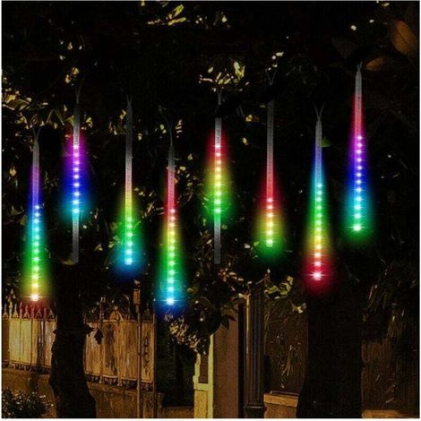 YMYNY Lumières de Noël extérieures LED effet pluie étoiles filantes météorites RVB - (1/3)