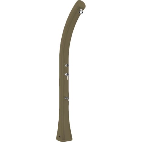 Doccia Solare da Giardino 35L Miscelatore e Lavapiedi e Temporizzatore Arkema Happy XL Dove Gray (1/5)