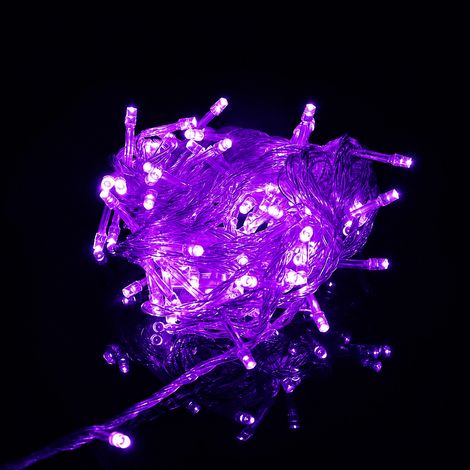 Guirlande lumineuse LED 20 m 200 LED violette 8 modes avec raccord violet 20 m200 14 × 7 × 9 cm 300 g – Livraison gratuite