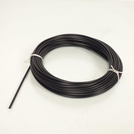 25-m-Rolle mit schwarzem Standard-Flachschlauch 25/10 für (1/3)