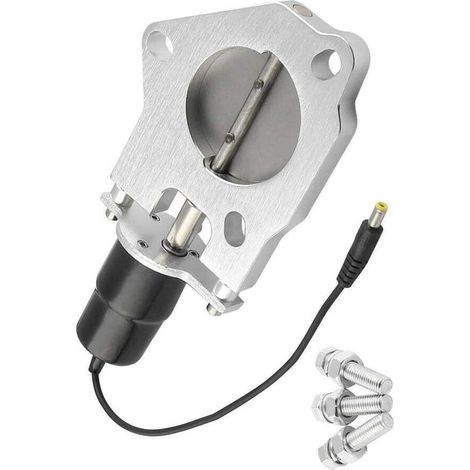 12V 63mm Télécommande d'échappement électrique en acier inoxydable, Vanne de commande à distance de l'électrovanne pour camion de voiture (1/5)