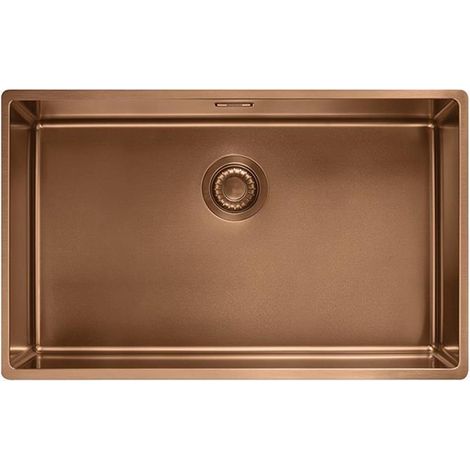 Franke Einbaubecken Mythos Masterpiece BXM 210 / 110-68 Edelstahl PVD Copper, Druckknopfventil (1/3)