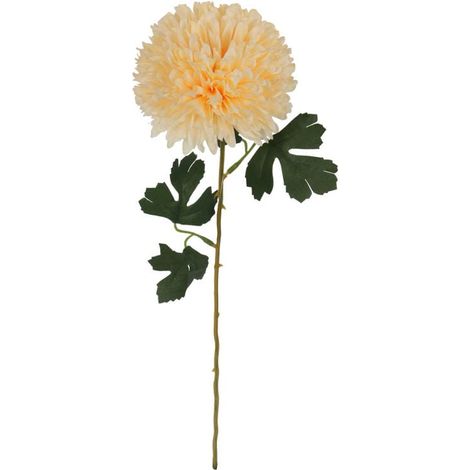 Crema de flores artificiales con forma de bola de ajo (1/3)