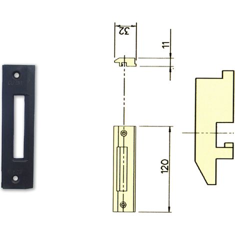 Contropiastra per 950/960 0296008 YALE
