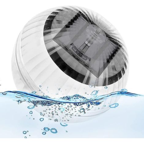Boule solaire flottante submersible lumineuse LED à couleurs changeantes pour piscine, jardin, arbre, décoration de maison et étang-AquaForge
