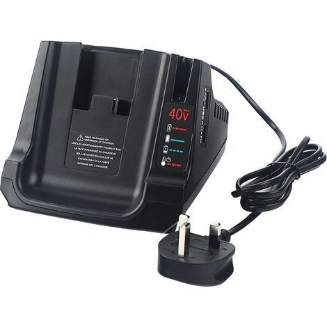 Applicable Chargeur de rechange BDC2A BDC2A36 compatible avec batterie lithium-ion Black and Decker 36 V-40 V BL2536-XJ BL20362-XJ BL2536 BL2036 BL1536 BL1336 BL20362, fonctionne pour débroussailleus (1/5)