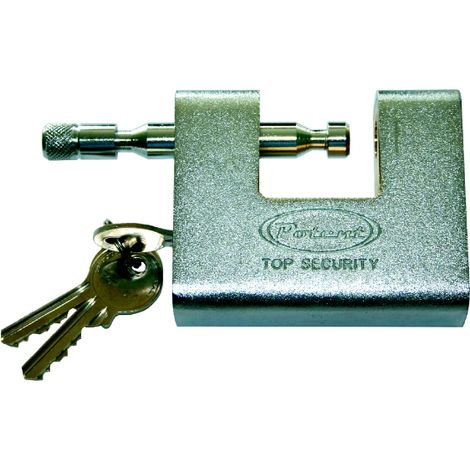 Lucchetto rettangolare corazzato 80 mm 11080 POTENT (1/2)