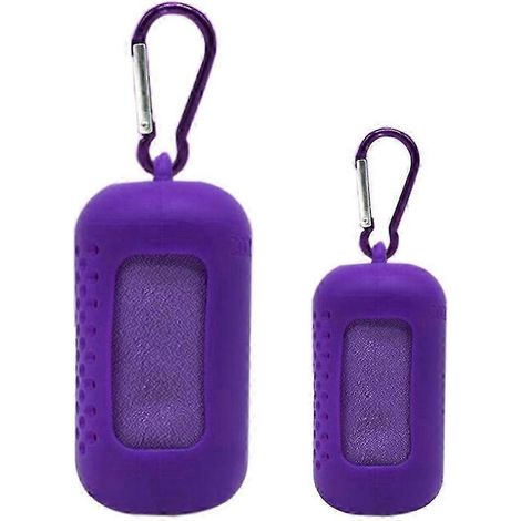 Lot de 2 serviettes rafraîchissantes en microfibre, serviettes de sport à séchage rapide, pour la plage, les voyages, le fitness et la salle de sport.