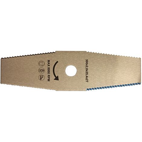 LAMA A 2 DENTI mm 300 x 2,0 x 25,4 x 2 T