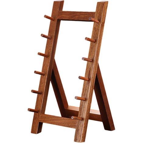 Porte-couteaux À Sushi Sashimi À 6 Niveaux De Style Japonais, Étagère De Rangement En Bois À Plusieurs Niveaux Pour Couteaux À Saumon, Idéale Pour Les Boutiques Restaurants De Cuisine Japonaise. (1/5)