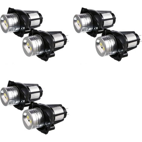 Lot de 6 ampoules LED Angel Eye Halo 20W pour feux de position BMW E90 E91 (1/5)