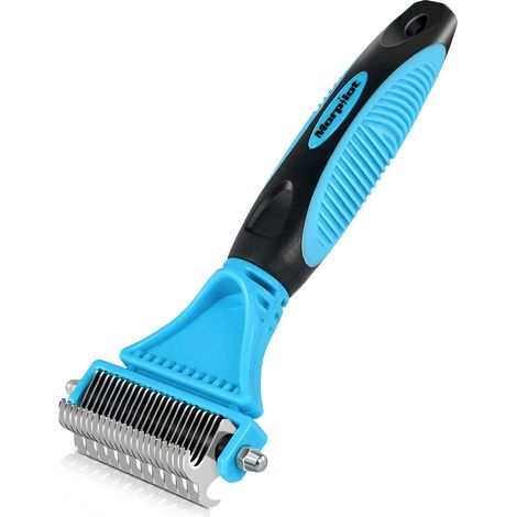 Morpilot Spazzola per Cani, Spazzola Cane Pelo Lungo, Corto, Medio, Toelettatura Professionale, Pettine Cane e Gatto per Rimuovere Peli Superflui e Sbrogliare Nodi, Riduce del 90% (1/4)