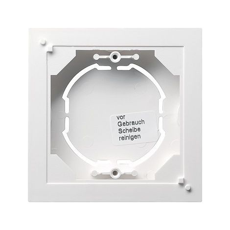 GIRA 021903 BOÎTIER POUR MONTAGE APPARENT, MODÈLE DE FAIBLE HAUTEUR STANDARD 55 BLANC