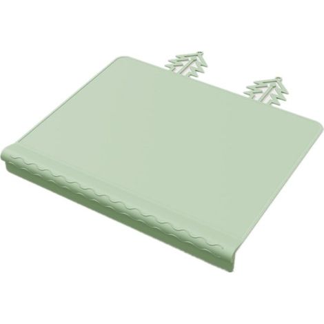 Napperon en silicone avec bordure anti-fuites pour les mordillements - Lavable au lave-vaisselle, ventouse antidérapante (1/5)