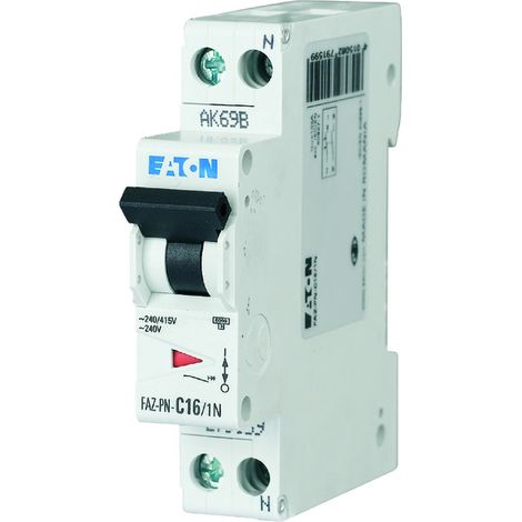 Interruptor Eaton faz-pn-c6/1n 6A curva C