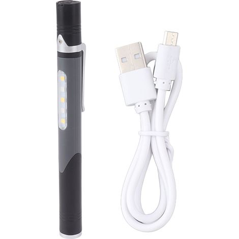 lampe LED rechargeable USB Micro 5V 3 7V 300mAh Gris IPX6 (1/5)