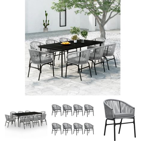 Gartenstuhl -  - PVC-Rattan (1/5)