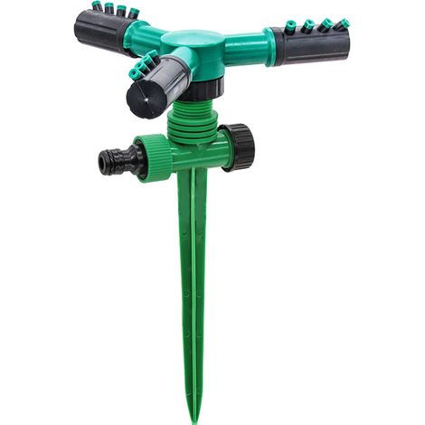 Ensemble d'arroseurs de jardin 2 pièces - Arroseur automatique pour pelouse - Arroseur rotatif à 360° - Système d'irrigation automatique - Tête d'arrosage pour pelouse, cour et jardin - Conception rob (1/5)