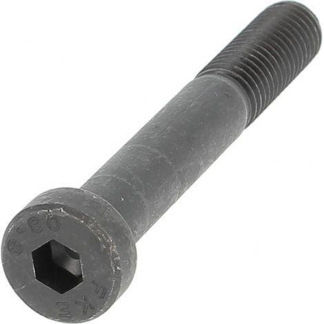 TCHC Tête Basse M8X30 Acier 8.8 Noir Filetage Total DIN 6912 (1/2)