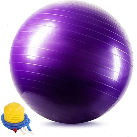Ballon De Stabilite - Siege Assis Antiderapant Avec Poids Integre - Pour Bureau Ecole Maison - Diametre 65 Cm - 1 Unite (1/5)