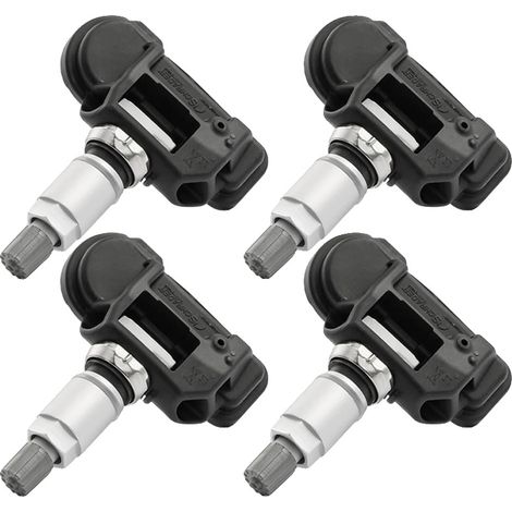 Sensore di pressione pneumatici TPMS, materiale resistente, monitoraggio preciso, nero (1/2)