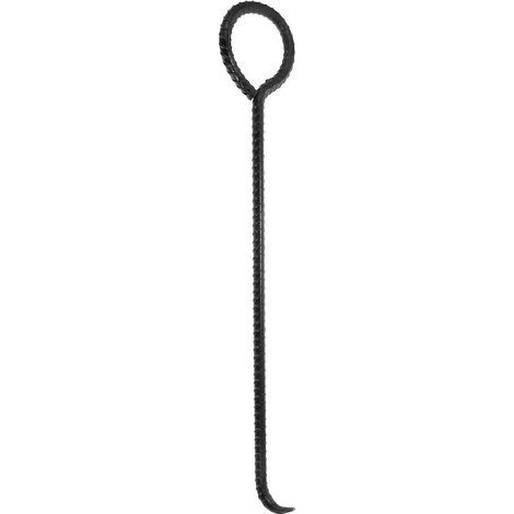 Crochet de regard, lève-regard, crochet pour porte roulante, outil de levage de couvercle de regard, accessoire-40.00X10.00X5.00CM-Black (1/3)