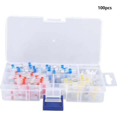 100pcs Manchons Thermorétractables à Souder Étanches Connecteurs Fils Isolés Kit (1/5)