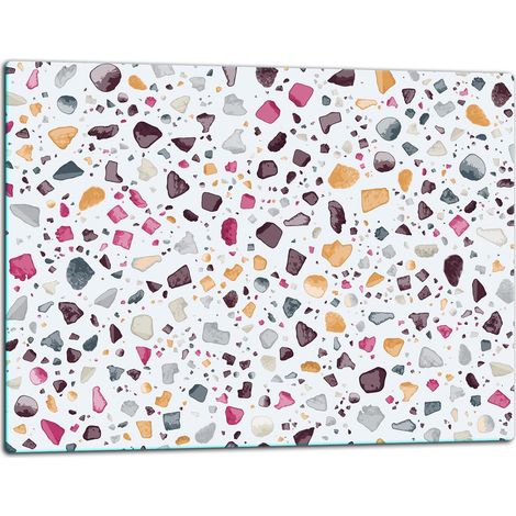 Tagliere della lastra di vetro 52x40 mosaico (1/5)