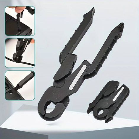 Multifunktions-Klappzange aus Edelstahl, Mini-Multifunktionszange, Schraubendreher, Outdoor-Werkzeug, Handwerkzeug