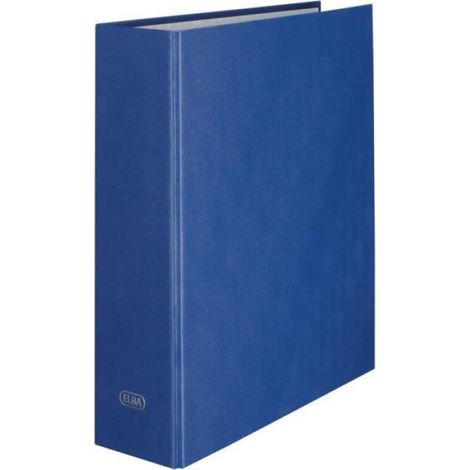 Classeurs balacron A4 - Dos 80 mm - 4 anneaux - Bleu