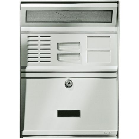 VIMAR - 2550/302 Targa portalettere 2 pulsanti alluminio