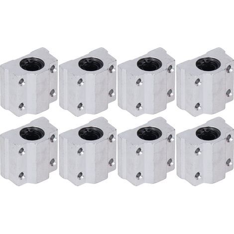 Bloc coulissant à roulement à billes linéaire en alliage d'aluminium, CNC à faible Friction pour imprimante 3D 8 pièces (1/5)